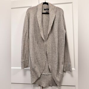 Heather Gray Islander from Dublin merino wool & cashmere cardigan